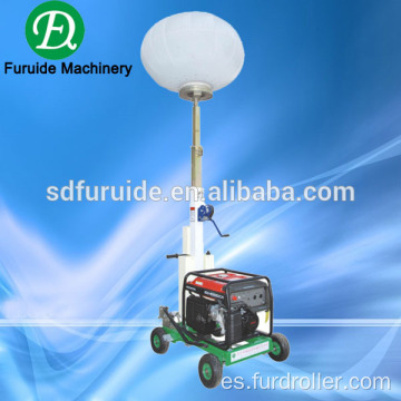 Torre de luz de globo móvil de 2 KW con generador diesel (FZM-Q1000B)